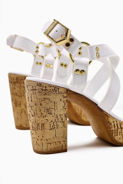 Limoya Havannah White Cross-Strapped Platform Heeled Women's Sandals Opportunity Product