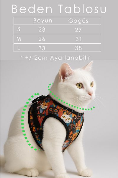 minial Anti-Escape Cat Walking Collar