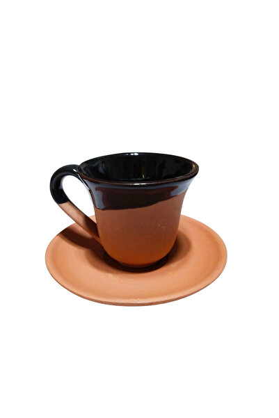 KESAL AVANOS Renkli Toprak Fincan Seti 6lı Set