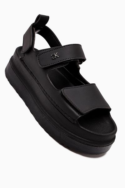 Limoya Almida Black Velcro Women's Sandals