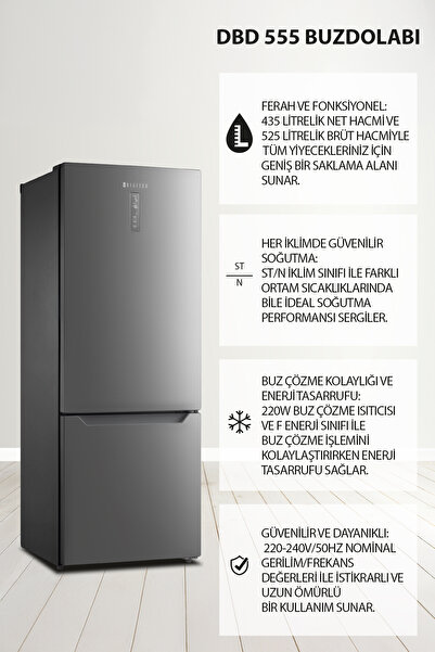 Dijitsu DBD555 BUZDOLABI