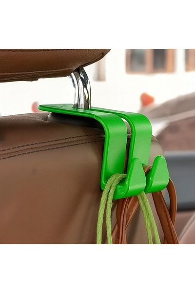 long way 2 bucăți cârlige pentru spătar scaun auto, suport telefon multifuncțional Umeraș pentru vehicul