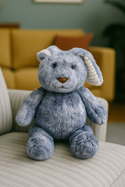 Olomo 23 cm Peluş Tavşan Yumuşak Oturan Tavşancık Çocuklara Özel Uyku Arkadaş...