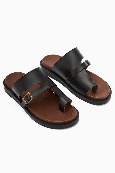 Limoya Enisa Black Flip Flops Women's Slippers