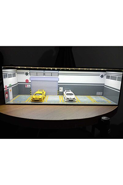 Erdemirgaraj Hotwheels uyumlu 1.64 ölçek maket garaj