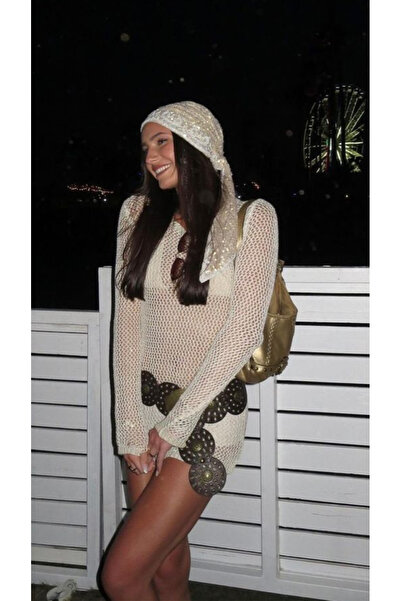 Sun Pieces Vegan Leather Vintage Round Cut Studded Bohemian Belt, Women's Belt