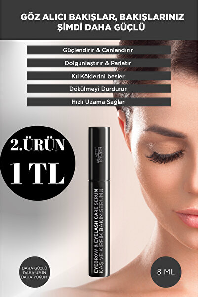 LAST TOUCH Kaş ve Kirpik Bakım Serumu, Besleyici ve Güçlendirici 8 ML ( Kolajen, Keratin, Biotin )