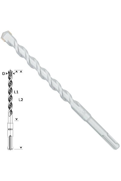 Bosch SDS-Plus-1 Matkap Uç 14x150x210mm Taş Beton