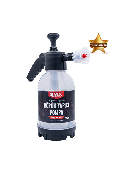 SMX HİPERSONİK 5 KG ve KÖPÜK Yapıcı Kimyasal Dayanımlı Basınçlı Pompa 2 Litre
