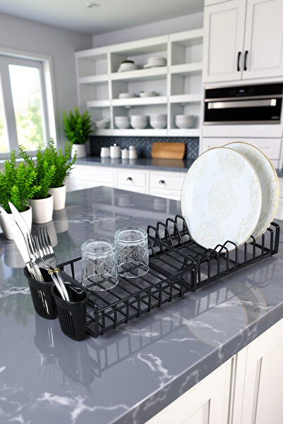 Hagen Ömür Boyu Paslanmaz Metal Bulaşıklık İç İçe Geçmeli Mutfak Düzenleme Bu...