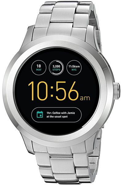 Fossil Ftw2116 Q Founder Stainless Steel Gen 2 Touchscreen Smartwatch (SILVER)