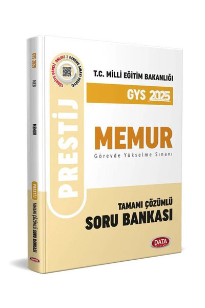 Data Yayınları 2025 Editör GYS MEB MEMUR Görevde Yükselme Sınavı Prestij Çözü...