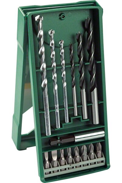 Bosch - X-Line 15 Parça Ahşap, Beton Matkap Ucu ve Vidalama Seti