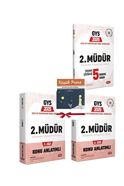 Data Yayınları 2025 GYS CTE 2.MÜDÜR Ceza ve Tevkifevleri Genel Müdürlüğü Göre...