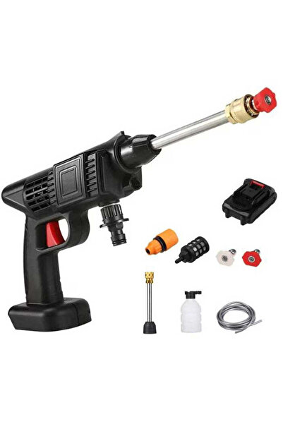 Luxi Aparat Spalat Presiune Portabil - 2x Acumulatori 48V, 25 Bari, Rezervor Detergent, Design Compact