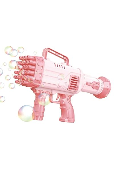 Genel Markalar Bubble Gun Rocket Bazooka Pilli Köpük Baloncuk Makinesi 32 Delikli Dev Boy
