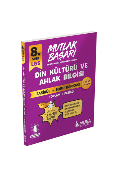 Muba Yayınları Mutlak Başarı 8.Sınıf Din Kültürü Fasiküller+Soru Bankası