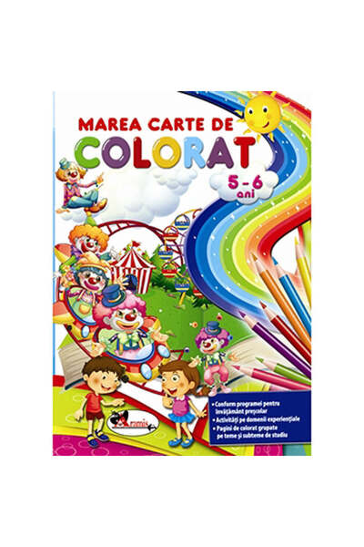 Aramis Marea carte de colorat 5-6 ani