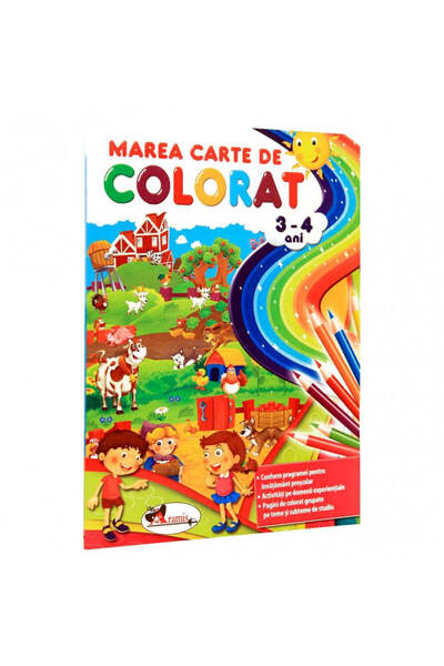 Aramis Marea carte de colorat, 3-4 ani, ediția a 3-a - Colectiv