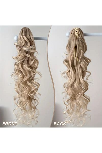Belora Extensie Coada de Cal din Păr cu clama, blond