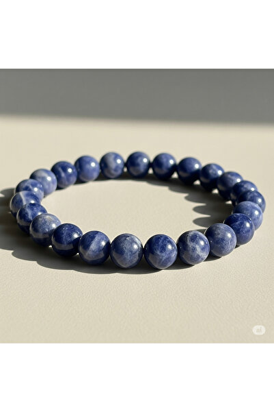 ttasdevri سوار سوداليت من الحجر الطبيعي بألوان السماء للنساء والرجال