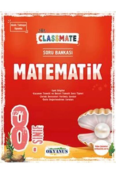 Okyanus Yayınları 8. Sınıf LGS Classmate Matematik Soru Bankası Okyanus 2024