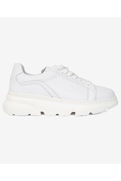 Greyder Kadın Beyaz Hakiki Deri Spor Ayakkabı 3Y2SA32541