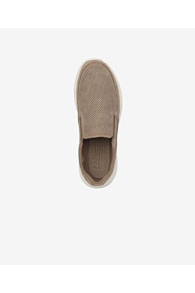 Greyder Erkek Vizon Hakiki Deri Sneaker Ayakkabı 4Y1UA17361