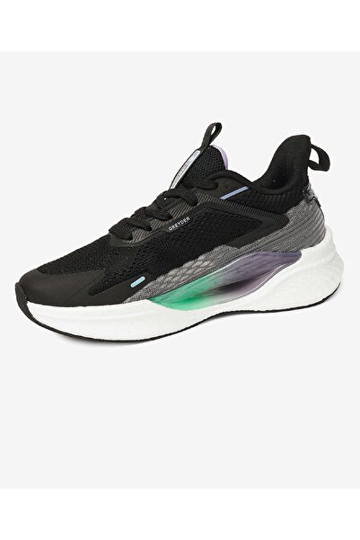 Greyder Kadın Siyah Lila Spor Ayakkabı 4Y2SA33450