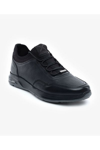 Greyder Pantofi negri din piele naturală pentru bărbați 5Y1UA18231