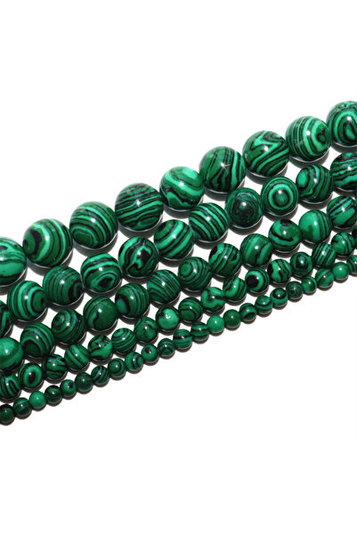 choice2 12mm(approx 33pcs) 1 Strand Natural Green Malachite Stone Beads 4/6/8...