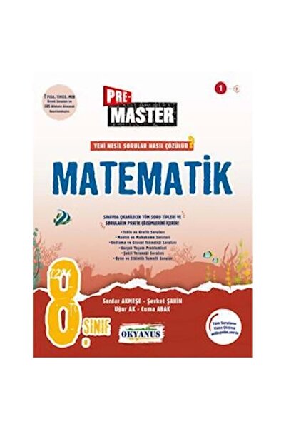 Okyanus Yayınları 8. Sınıf Pre Master Matematik Soru Bankası