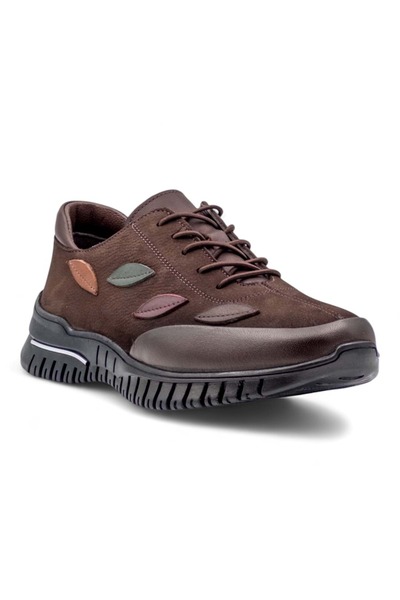 Voyager 9406 Women's Khaki Leather Comfort Shoes