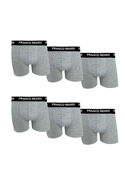 FRANCO RENZO Ανδρικό μπόξερ 6 τεμαχίων Luxury Box Boxer από βαμβάκι και Lycra