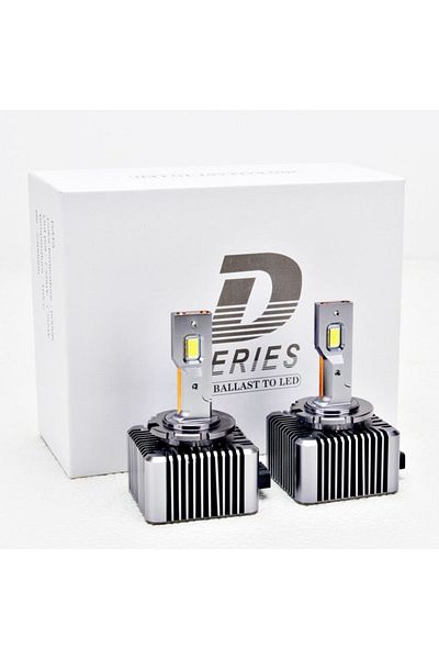 divendi-ro Set de 2 becuri auto LED D1S 35W, 10000 LM, 6500K pentru VW, BMW, Audi
