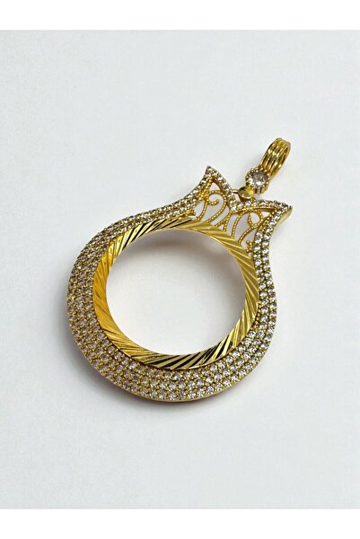 stainless steell Lâlezar Tam Altın Çerçeveli Kolye Ucu – Kuyumcu İşçiliği (Lâ...