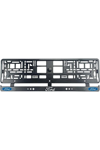 OEM Set 2 bucati, suport numar inmatriculare Carbon, Ford II