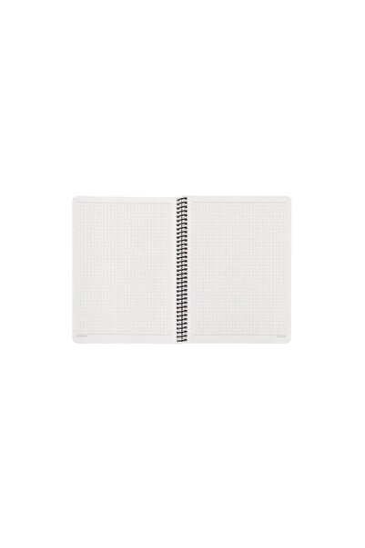 Hisli Şeyler A4 Sharp Checked Spiral Notebook Handleable - 80yp with Sticker