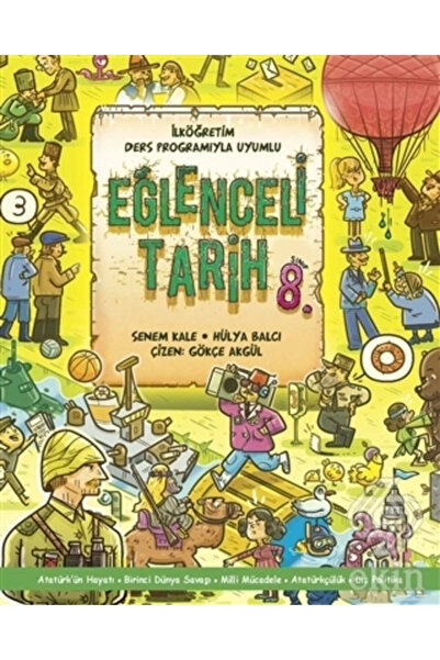 Doğan Egmont Yayıncılık Eğlenceli Tarih 8. Sınıf Senem Kale & Hülya Balcı Kit...