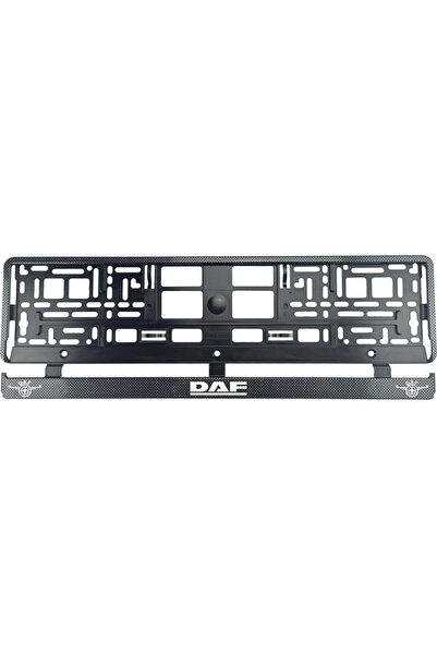 OEM Set 2 bucati, suport numar inmatriculare Carbon, DAF