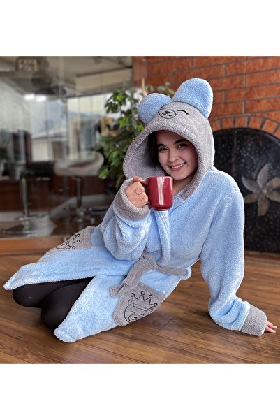Özgüner Oyuncak Pabtex Peluş Bornoz, Sabahlık - Ev Rahatlığının En Güzel Tercihi