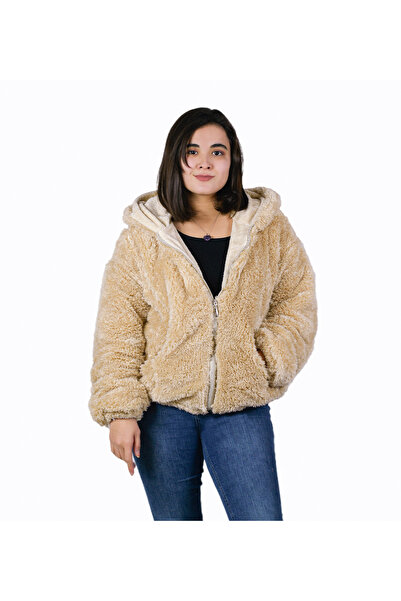 Özgüner Oyuncak Pabtex High Quality Oversize Lined Plush Coat - Elegance in Cold Weather!