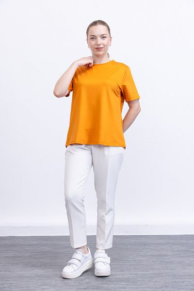 Linvey Crystal Lycra Short Sleeve Crew Neck Comfortable Fit Combed Cotton T-Shirt,Blouse,Underwear