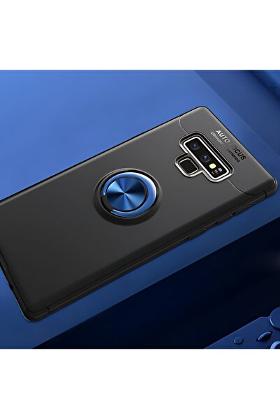 ZM STORE Samsung Galaxy Note 9 Kılıf Yüzüklü Standlı Pürüzsüz Ve Soft Arka Yü...