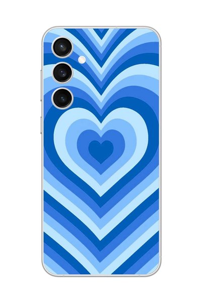 Dali Design Galaxy S23 Fe Compatible Transparent Case Heart 4 Designs