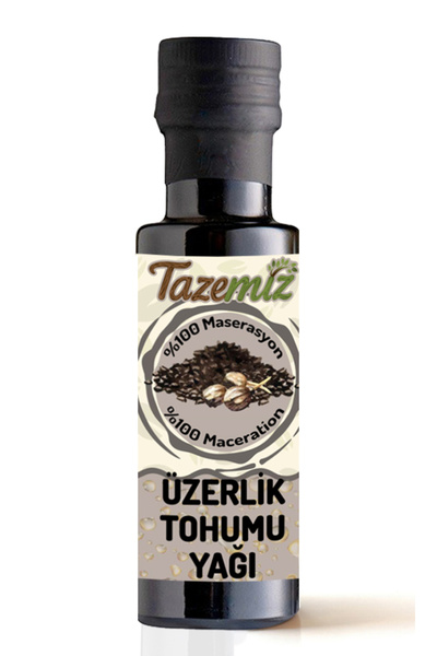 TAZEMİZ Üzerlik Tohumu Yağı 100ml - Maserasyon