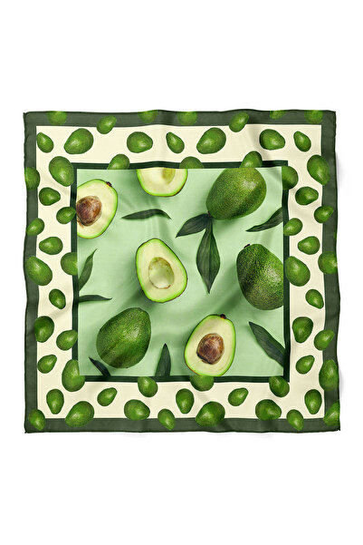 nehir eşarp Bandană cu model avocado 70x70 cm
