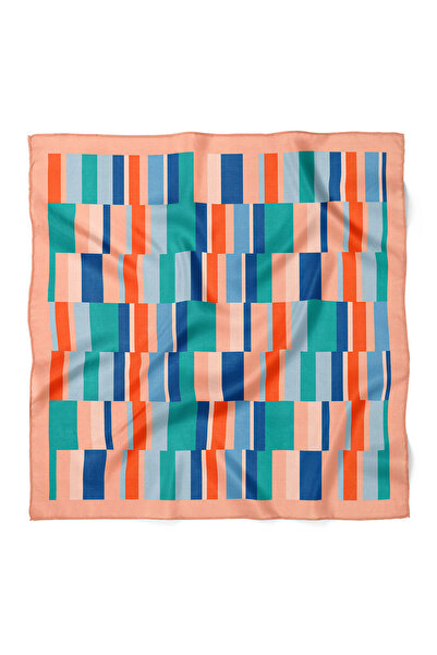 nehir eşarp Dikdörtgen Desen Bandana Fular 50 x 50 Cm
