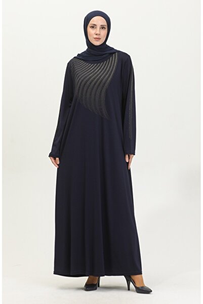 CTK Tekstil Büyük Beden Pamuklu Terletmez Rahat Kalıp Anne Elbisesi