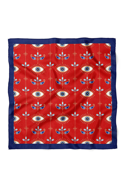 nehir eşarp Göz Desenli Bandana